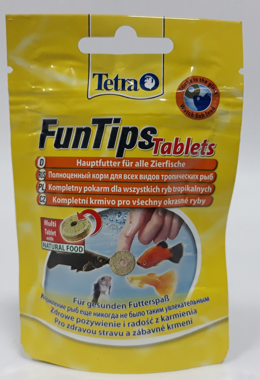      Tetra  FunTips Tablets 20  -,     