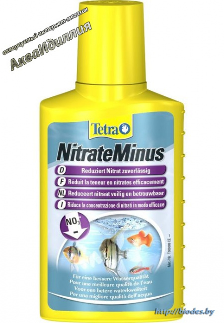 Tetra NitrateMinus 100 мл, надежно уменьшает содержание нитратов