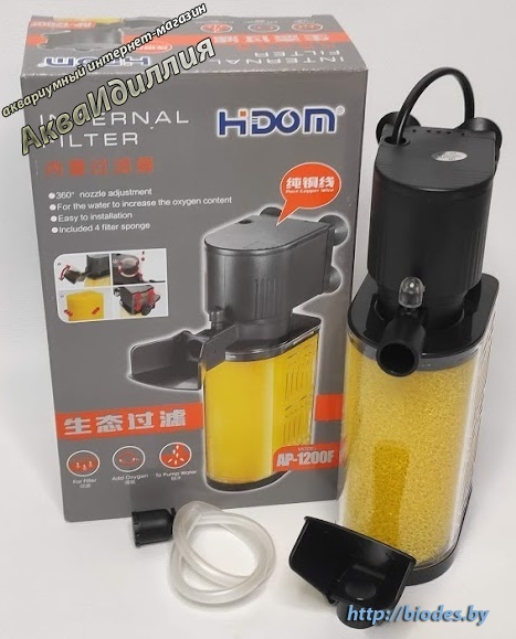 Внутренний фильтр Hidom AP-1200F 50 до 150л.