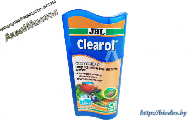Кондиционер для кристально чистой воды JBL Clearol 100ml на 400л