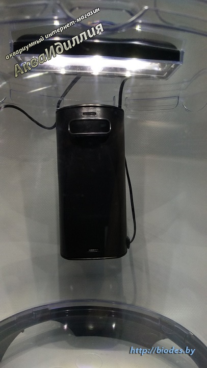 Круглый пластиковый Аквариум Dophin BT-112 5,2 л. свет фильтр.