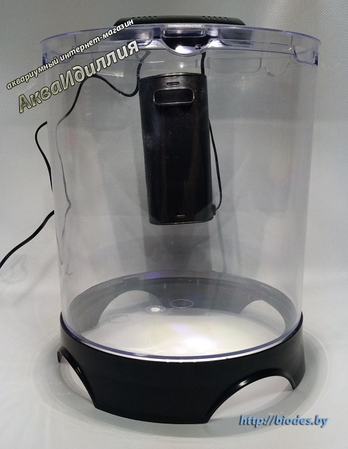 Круглый пластиковый Аквариум Dophin BT-112 5,2 л. свет фильтр.