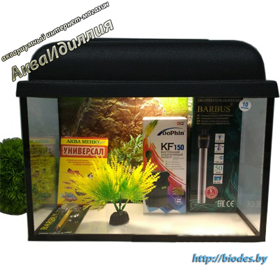 Аквариум AQUAELEMENT MINI 10 литров (в комплекте с оборудованием)