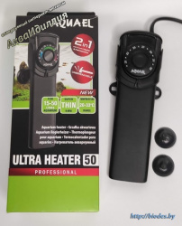 Пластиковый терморегулятор Aquael ULTRA HEATER 50W от 15 - 50л.
