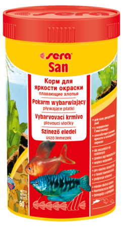 Sera San 1000 мл - специальный корм для улучшения окраски (хлопья)