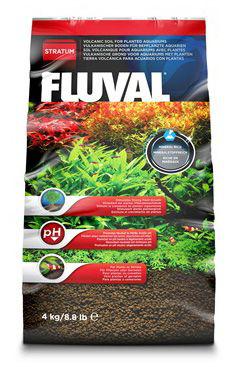  Fluval Stratum 4 кг - питательный грунт для креветок и растений
