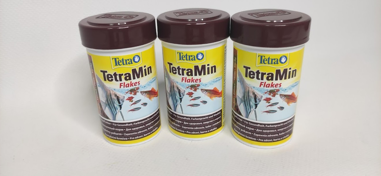 Корм для рыбок TetraMin Flakes (хлопья) -100 мл. + 1 в подарок.