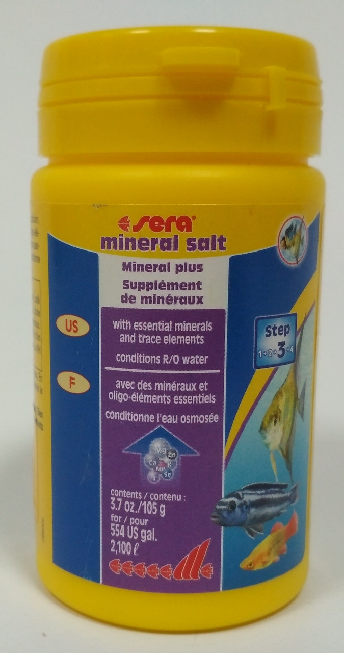 Корм для рыб Sera mineral salt 100 мл/105g