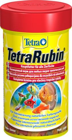 Tetra Rubin 250 мл- корм для улучшения окраски рыб (хлопья)
