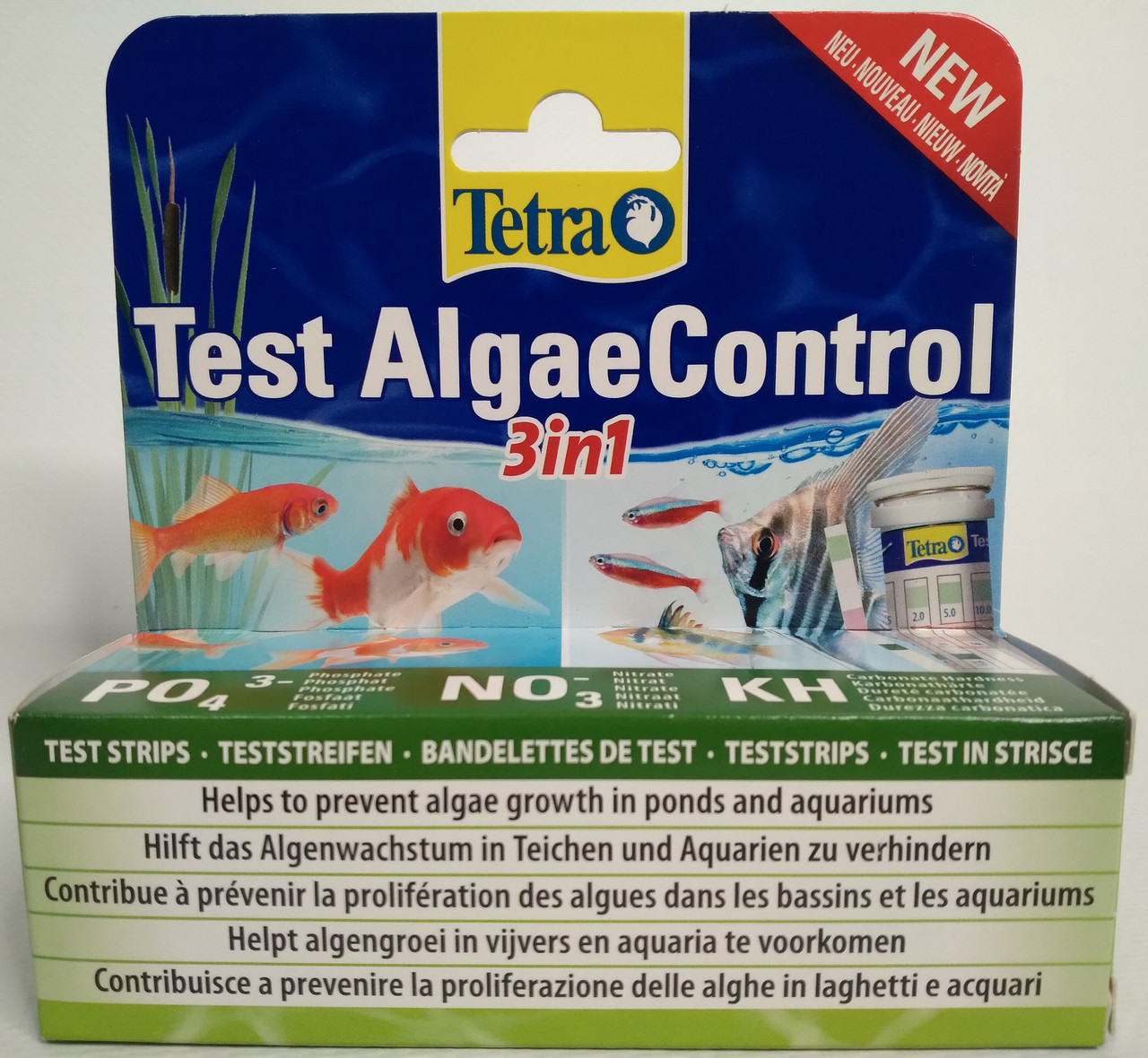  Полоски для пресной воды Test AlgaeControl 3 in1 PO4/NO3/KH  25шт