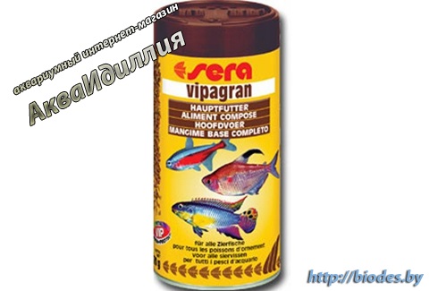 Sera Vipagran 100 мл корм для всех видов рыб (гранулы)