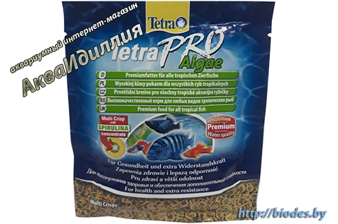 Корм для тропических рыб Tetra PRO Algae Crisps 12 г