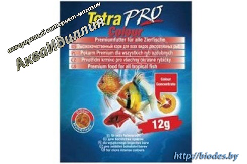 Tetra PRO Color Crisps 12 г корм для всех тропических рыб