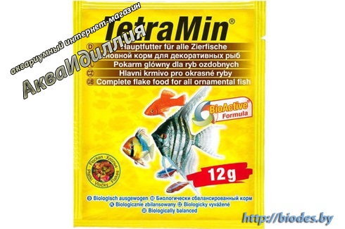 TetraMin (хлопья) 12 г корм для декоративных рыб